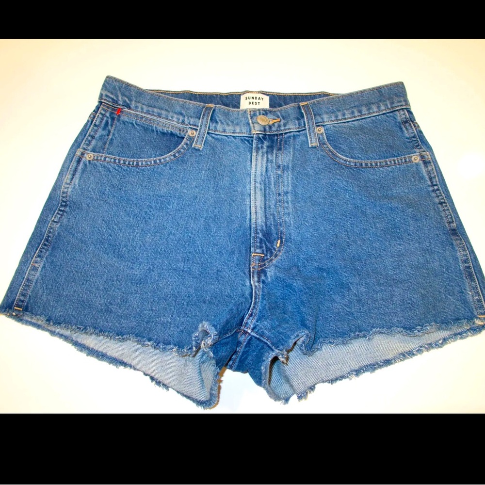 Sunday Best Aritzia jean shorts